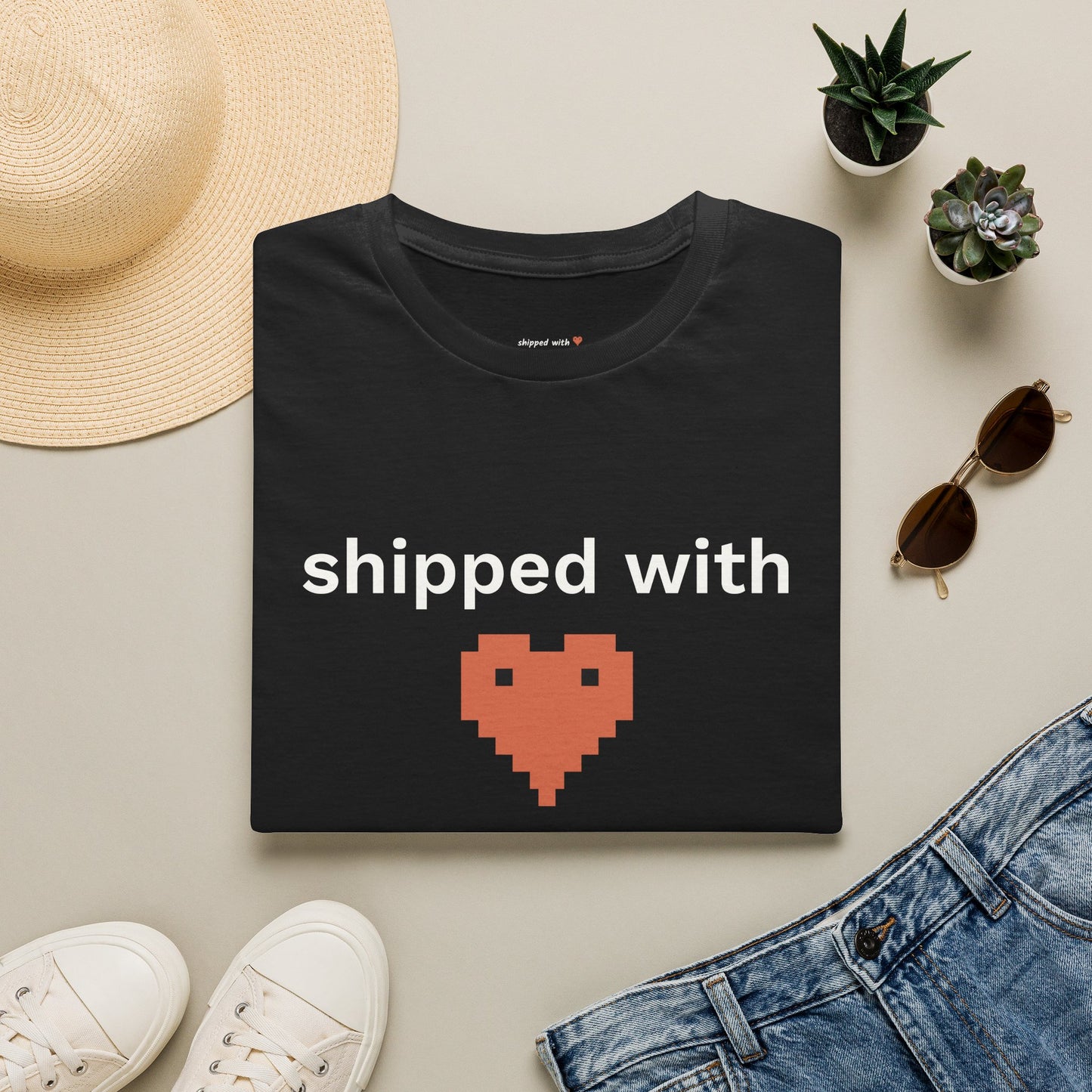 shipped with ♥ tee