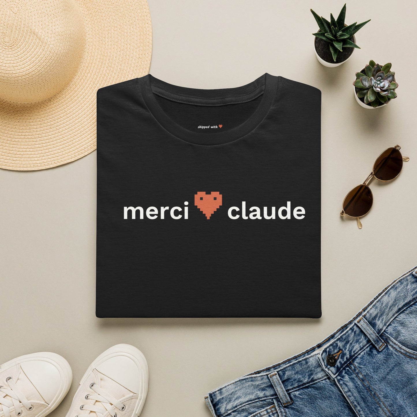 merci ♥ claude tee